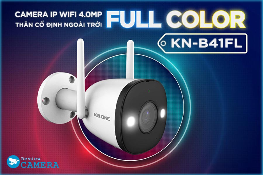 Review Camera KBONE KN-B41FL - Cảnh báo chủ động, độ phân giải 4Mpx