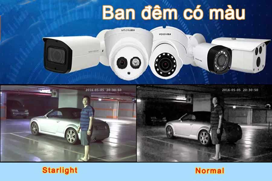 Tìm hiểu công nghệ Camera Starlight và Camera Full color? Camera có màu ban đêm