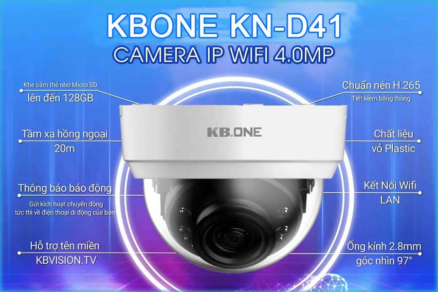 Review Camera Kbone KN-D41 - Camera soi được tiền